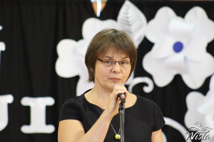 Prowadząca uroczystość Dorota Polok